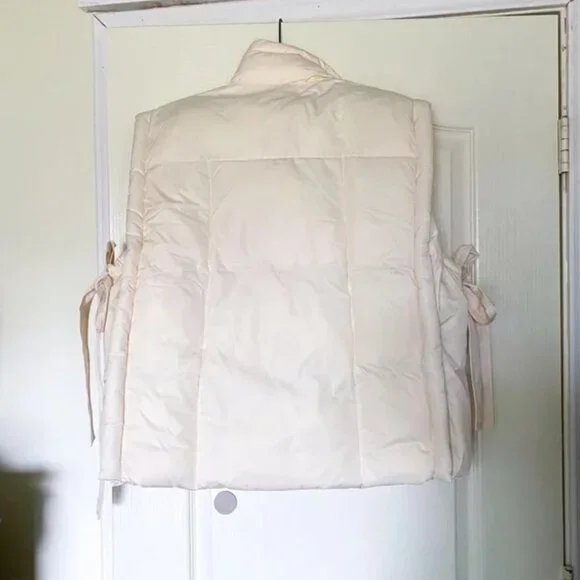 GANNI Shiny Puff Oversized Vest NWT!